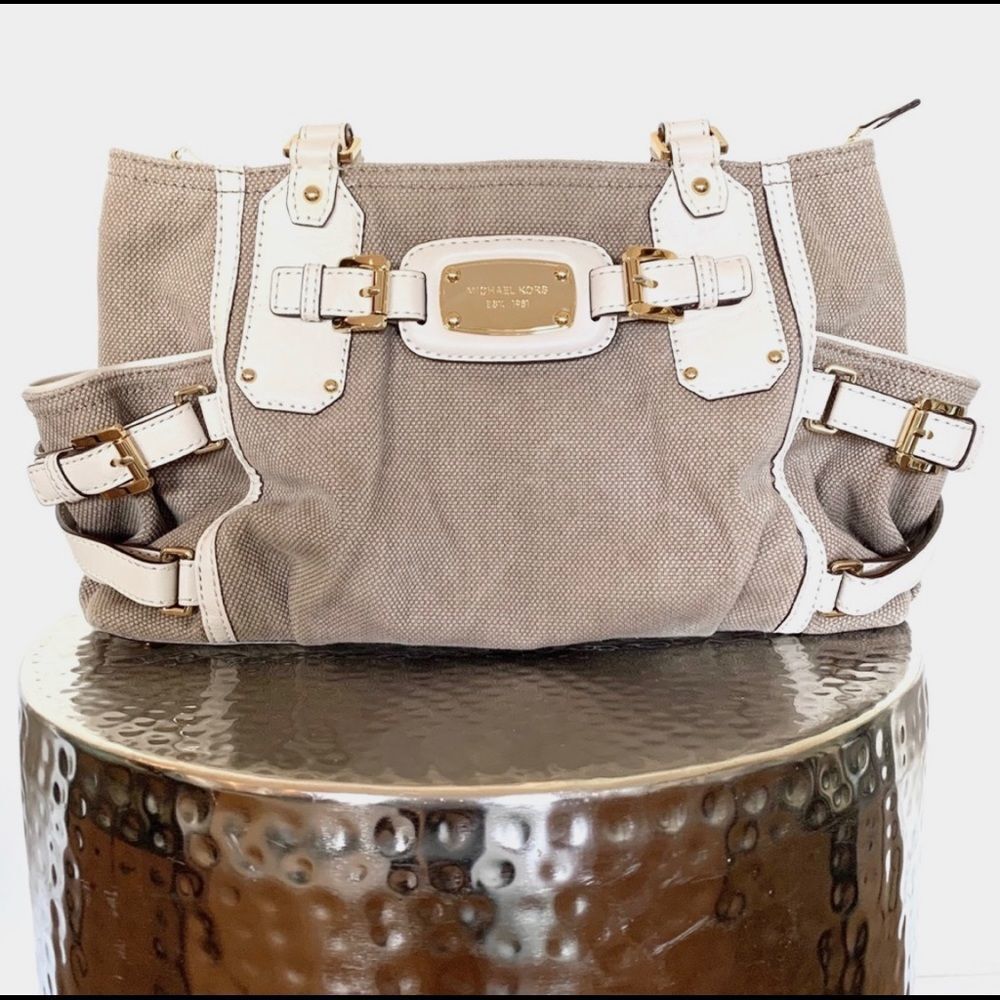 Michael Kors Gansevoort Satchel Handbag Hemp